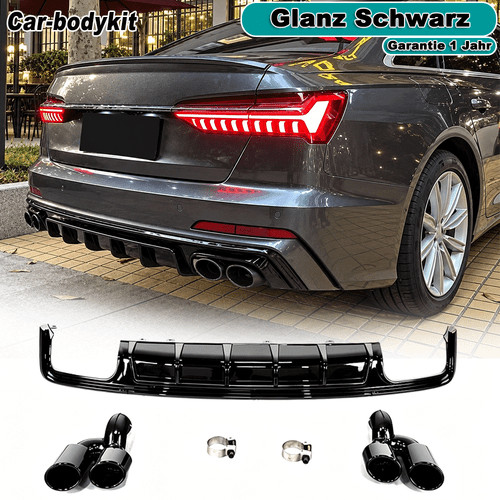 Glanz schwarz heckdiffusor - glanz,
