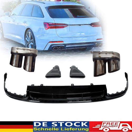 Schwarz glanz heckdiffusor - glanz,